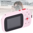 thumbnail image 5 of Yajisi Premium Dual Screen Digital Camera, 72MP 2.5K Compact Selfie Vlog Camera with 16X Digital Zoom, Pink Roseate Vlogging Cam for Travel (2.4-inch / 6.1 cm Main Screen), 5 of 5