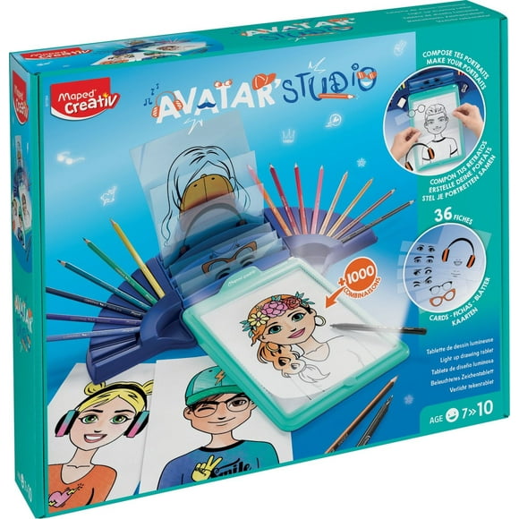 Maped Creativ - machine a dessin Avatar Studio - Tablette Lumineuse de dessin