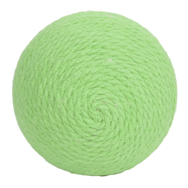 Bola interactiva de sisal para gatos, bola de sisal para gatos, bola de sisal para aliviar el gatito, juguete de bola de sisal para gatos, artesanía Superior