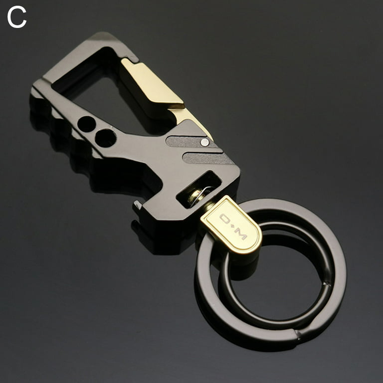 mnjin heavy duty key chain car key ring bottle opener creative gift for men  women wide b 