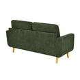 thumbnail image 3 of 67.7" Wide Mid-Century Modern Upholstered Tufted Loveseat Sofa With Wooden Legs, 3 of 5