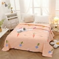 Bedding Cotton Throw Blanket for Bed Couch Fall Blanket 79''X 71