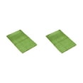 thumbnail image 1 of Youkk Polyester Chenille Bath Mat - Strong Water Absorption Exquisite Crafted Soft Texture No Shedding Fruit Green 40cm*60cm 2Set, 1 of 6