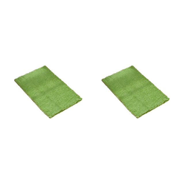 Youkk Polyester Chenille Bath Mat - Strong Water Absorption Exquisite Crafted Soft Texture No Shedding Fruit Green 40cm*60cm 2Set