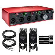 Focusrite Scarlett 18i8 3rd Generation 18-In 8-Out USB Audio Interface with Cables Package