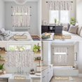 thumbnail image 6 of Flowers Birds Kitchen Curtains Sets for Windows 36 Inch Length, Spring Botanical Floral Tree Branches Rod Pocket Window Treatments Tier Curtains and Valances Set for Bedroom/Bathroom, 6 of 8