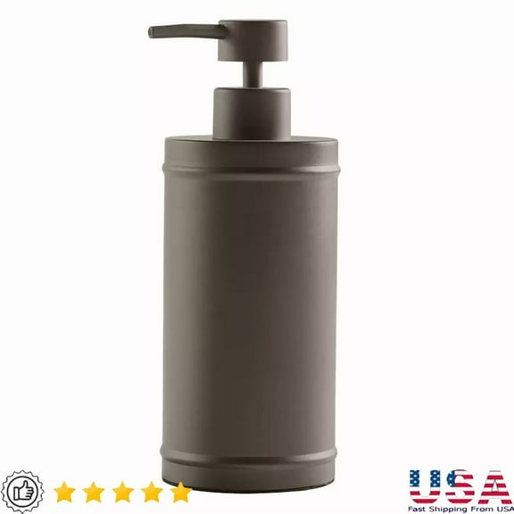 Stylish Soap Pump Elegant Metal Dispenser Kitchen Bathroom Countertop Accessory
