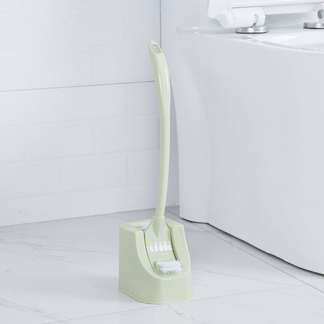 RKSTN Toilet Bowl Brush and Holder Set: Bathroom Deep Cleaning Toilet Cleaner Scrubber for Dead Corner Clean - Bathroom Toilet Decorations Accessories