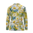 thumbnail image 3 of Uorisanigo White Daisy Womens Golf Shirt with Zipper Stylish Relaxed Women's Long Sleeve Athletic Shirts Quick Dry Comfortable Long Sleeve Workout Tops, 3 of 7