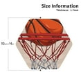 thumbnail image 2 of Pofeuu Basketball Shot Print Coasters for Drinks, 4Pack PU Leather Coasters, Bar Drink Coasters for Tabletop Protection, Furniture from Damage-Hexagon, 2 of 6