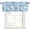 LightBLue, variant on Kitchen Curtain Valances for Windows,Summer Oceans Blue Bubbles Rod Pocket Small Valance Short Window Treatment for Bedroom Bathroom Living Room,42"x12"
