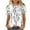 #0067-White, variant on Ailaofu Womens Summer Tops Short Sleeve Basic Casual T Shirts Trendy Fashion Flowy Scoop Neck Summer Outfits
