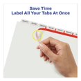 thumbnail image 5 of Print And Apply Index Maker Clear Label Plastic Dividers With Printable Label Strip, 8-Tab, 11 X 8.5, Translucent, 1 Set | Bundle of 5 Sets, 5 of 7