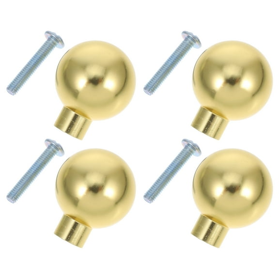 Cabinet Knobs with Modern Design for Home 4 Pieces Small Handle Fits Wardrobe and