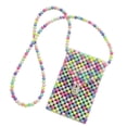 thumbnail image 4 of Bolso de hombro para mujer, con cadena de perlas, creativo, moderno, pequeño y bonito bolso bandolera, bolso de viaje para vacaciones, verano y cumple, 4 of 9