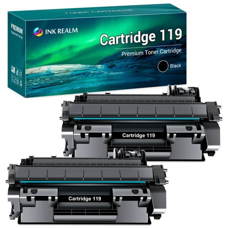 Ink realm Compatible Toner Cartridge Replacement for Canon Cartridge 119 Image Class MF5850DN MF5960DN MF5950DW MF414DW MF6160DW LBP251DW LBP253DW High Yield Printer Ink (Black,2-Pack)