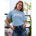 thumbnail image 2 of Paris Dream City T-Shirt Women -Image by Shutterstock, Female Small, 2 of 4