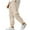 Beige, variant on Plebaso Men's Jogger Pants Drawstring Lightweight Beach Joggers Elastic Waist Summer Casual Trousers