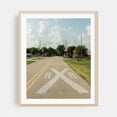 thumbnail image 2 of Railroad Crossing, Gardner 02 - Gardner Illinois Photography Rural Street Photography Scenic Travel Poster Vintage Unframed Wall Art Print 8 x 10 inches, 2 of 13