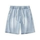 thumbnail image 2 of Pantalones cortos Cagnkofi para hombre, estilo casual de verano, de mezclilla, holgados, estilo Y2K, moda urbana., 2 of 6