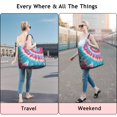 thumbnail image 5 of Colorful Tie Dye Mandala Pattern Travel Tote Bags for Women Carry On,Large Weekender Bags for Women Travel,Multi Functional Duffle Bag for Work,Shopping,Sports, 5 of 5