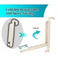 thumbnail image 3 of Outstar Over The Door Hangers for Clothes 2 Pack,Foldable Over The Door Drying Rack with Towel Racks, Metal Over The Door Clothes Hanger for Laundry Bathroom Bedroom Travel Hangers(Cream), 3 of 8
