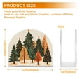thumbnail image 4 of Yayeee Napkin Holder for Table Kitchen Paper Tissue Organization, Brown Christmas Trees, 4 of 8