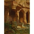 thumbnail image 3 of Rudolf Ernst 19x24 Black Modern Framed Museum Art Print Titled - Tiger at Rest, 3 of 5