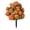 Orange, variant on SomWiBe Yellow Geranium Artificial Flowers for Outdoors with Ground Stakes – UV Resistant Silk Flower Bush, Faux Geranium for Garden, Patio, Balcony, Indoor & Outdoor Decor