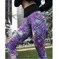 thumbnail image 4 of Pantalones de Yoga Sunnimix Geométrico Empalmado de Impresión para Mujer Talla S M L XL, 4 of 8