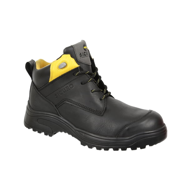 Bota Industrial con casquillo para Caballero Sicuro SD03 Negro