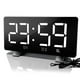 thumbnail image 2 of Despertador Digital, Despertadores Para Dormitorios Con Radio Fm, Alarmas Duales, Pantalla Led De 6', Puerto Usb Para Carga, 4 Brillos, 12/24h, Atenuación Automática, 2 of 5