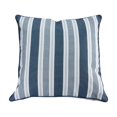 thumbnail image 1 of Coussin Imperméable d'Extérieur à Rayures Bleu - Ensemble de 2, 1 of 4