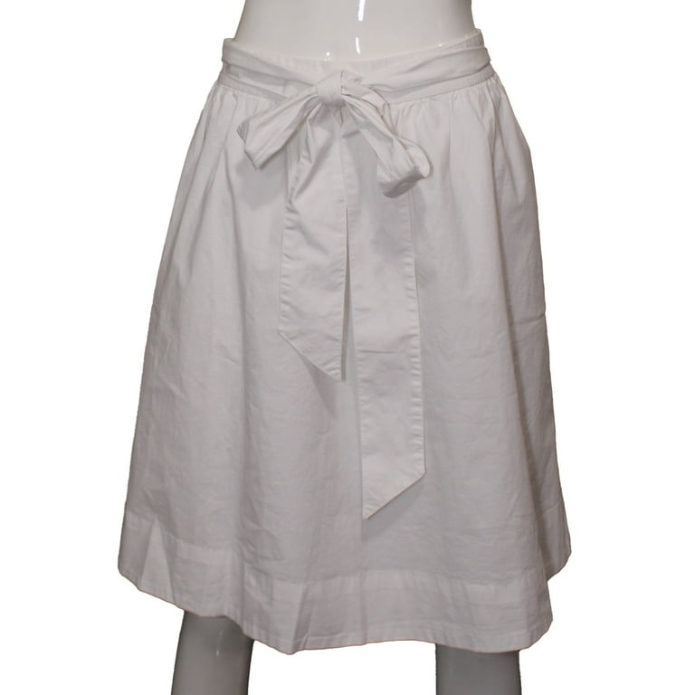 White cotton skirt size clearance 16