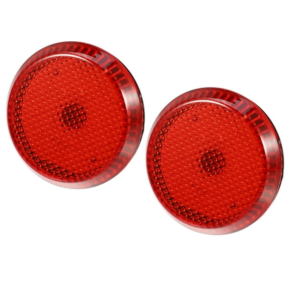 Rear Bumper Reflector Fog Brake Tail Light 81910-02040 Red LED for Toyota Corolla 2009-2010 Red 1 Pair
