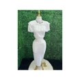 thumbnail image 1 of Conjunto Blusa Con Olan Y Falda Ajustable Casual De Mujer Color Blanco Talla Unitalla Marca Emil SaEs, 1 of 4