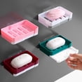 thumbnail image 2 of RKSTN Holder without Holes Wall Hanging Drawer Type Double Layer Soap without Holes, 2 of 3