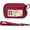Burgundy, variant on The Iris Wallet for Women Mini Zip Card Case with Clear ID Window Zipper  Purse Lightweight Portable  Wallet