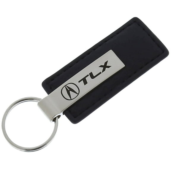 Acura TLX Carbon Fiber Leather Keychain (Black)