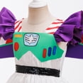 thumbnail image 5 of Space Ranger Hero Costume Dress Intergalactic Astronaut Winged Tutu Outfit Halloween Cosplay, 5 of 7