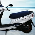 thumbnail image 3 of Funda de asiento para motocicleta, impermeable, con protección solar, con pequeños agujeros, para evitar el calor, elástica, con aislamiento térmico, talla XXL (azul), 3 of 5