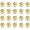 gold 16g (1.2 mm),10pcs, variant on Threaded Balls Spare Surgical Steel Body Piercing Barbell Parts 3 4 5 6mm 16G-16g (1.2 mm)-3mm-50pcs-black