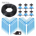 thumbnail image 2 of RBCFHl 20m Greenhouse Drip Irrigation 4-way 3/5mm Drip Arrow Transmitter Irrigation Watering System for Pot Garden Lawn Kit He Qiyong unisex, 2 of 2