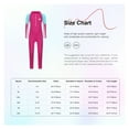 thumbnail image 7 of YONGHS Kids Girls One Piece Rash Guard Swimsuit Long Sleeve Water Sport Surfing Diving Swimwear Hot Pink 13-14, 7 of 7
