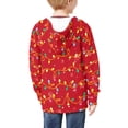thumbnail image 4 of chaqlin Teen Girl Dragon Hoodies Trendy Y2K Zip Up Hoodie Flower Long Sleeve Sweatshirts Kids Hooded Jackets Winter Sweaters with Pocket Size 14-16, 4 of 7
