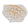 thumbnail image 3 of CWI Lighting Empire 8 Light Down Chandelier With Gold Finish, 3 of 5