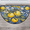 Multicolour 2, variant on CURLYOOT Yellow Lemon Half Round Door Mat, Indoor Outdoor Entrance Rug, Vintage Summer Fruit Semi Circular Area Rug, Non Slip Washable Absorbent Doormat, Laundry Room Rug 24'' x 36''