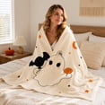 thumbnail image 4 of Tepsmf Flannel Throw Blanket 59x39 IN Soft Decorative Blanket for Sofa Bed Indoor Home Use Bedroom Living Room Cozy Relaxation, 4 of 6