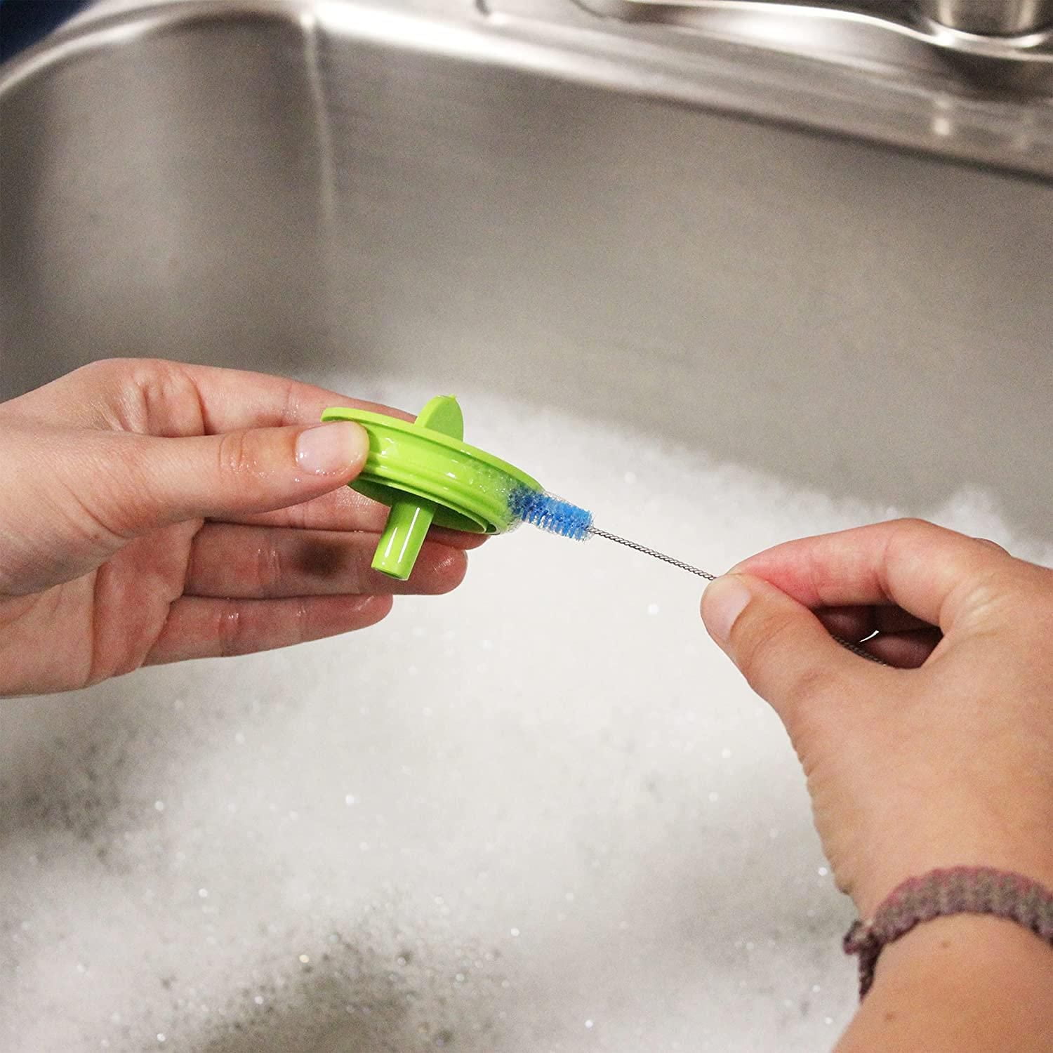 Dr. Brown's Natural Flow Specialty Feeding System with Anti-Colic Baby Bottle and Infant Paced Feeding Valve Starter Kit, 4oz and 8oz