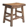thumbnail image 1 of Taburete de comedor Alaterre Durango de 51 cm de alto, madera rústica, 1 of 8